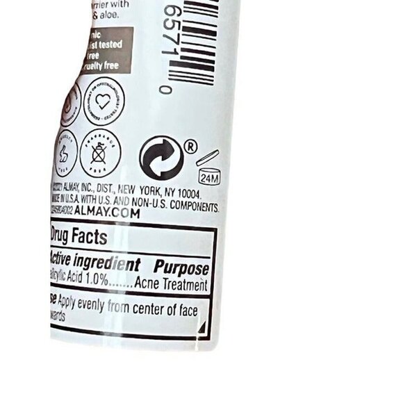 ALMAY Clear Complexion Makeup Salicylic Acid Foundation (1oz / 30mL) 800 Caramel - Picture 4 of 4